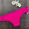 Handmade Vintage Crochet Bikinis Knitted Cotton Swimwear Women's Crochet Swimsuit Two Pieces Bathing Suits Bikini Swimsuit Top Bottom Bandage Modern Women Beachwear For Summer by Stevvex