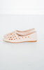 Harriette Leather Flats in Blush