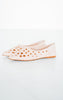Harriette Leather Flats in Blush