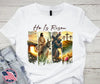 He Is Risen – White by Carolina Country Bling