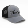 Embroidered Hubby Trucker Hat – Classic Mesh Cap for Wedding or Anniversary by Adorb Custom Tees