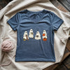 Ghost Stitchers Society Lady V-neck by YarnMerch