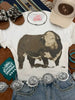 Hereford Bull Graphic Tee by Wild Junkie