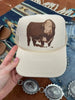 Hereford Bull Trucker Hat by Wild Junkie