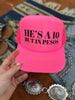 He's A 10 But In Pesos Trucker Hat by Wild Junkie