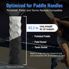 Hesacore Hesatac Pickleball Paddle Overgrip – Black by The Mad Pickler