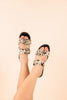 Hey Pony Sandals in Black and White