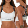 High Quality Fitness Tight Sports Letter Street Cropped Vest Tops for Women And Girls Bustier Strappy Skinny T-Shirt by Stevvex