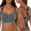 High Quality Fitness Tight Sports Letter Street Cropped Vest Tops for Women And Girls Bustier Strappy Skinny T-Shirt by Stevvex