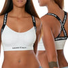 High Quality Fitness Tight Sports Letter Street Cropped Vest Tops for Women And Girls Bustier Strappy Skinny T-Shirt by Stevvex