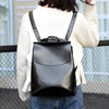 High Quality Leather Backpacks For Fashionable Women And Teenage Girls Large Capacity Shoulder Bagpack by Stevvex
