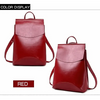High Quality Leather Backpacks For Fashionable Women And Teenage Girls Large Capacity Shoulder Bagpack by Stevvex