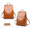 High Quality Leather Backpacks For Fashionable Women And Teenage Girls Large Capacity Shoulder Bagpack by Stevvex