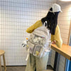 High Quality Nylon Large Capacity Waterproof Backpack For Female And Girls - Trendy College/Schoolbag by Stevvex