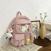 High Quality Nylon Large Capacity Waterproof Backpack For Female And Girls - Trendy College/Schoolbag by Stevvex
