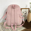 High Quality Nylon Large Capacity Waterproof Backpack For Female And Girls - Trendy College/Schoolbag by Stevvex
