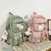 High Quality Nylon Large Capacity Waterproof Backpack For Female And Girls - Trendy College/Schoolbag by Stevvex