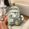 High Quality Nylon Large Capacity Waterproof Backpack For Female And Girls - Trendy College/Schoolbag by Stevvex