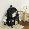 High Quality Nylon Large Capacity Waterproof Backpack For Female And Girls - Trendy College/Schoolbag by Stevvex