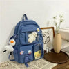 High Quality Nylon Large Capacity Waterproof Backpack For Female And Girls - Trendy College/Schoolbag by Stevvex