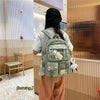 High Quality Nylon Large Capacity Waterproof Backpack For Female And Girls - Trendy College/Schoolbag by Stevvex