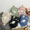 High Quality Nylon Large Capacity Waterproof Backpack For Female And Girls - Trendy College/Schoolbag by Stevvex