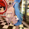 High Quality Nylon Large Capacity Waterproof Backpack For Female And Girls - Trendy College/Schoolbag by Stevvex
