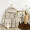 High Quality Nylon Large Capacity Waterproof Backpack For Female And Girls - Trendy College/Schoolbag by Stevvex