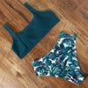 High Waist Bikini Leopard Bikini Women Push Up Swimsuit Women's Leopard Print Swimsuits High Waist Bikini Set 2 Piece Bathing Suits Women Printed Swimwear Tie Dye Summer Swim Beachwear by Stevvex