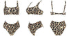 High Waist Bikini Leopard Bikini Women Push Up Swimsuit Women's Leopard Print Swimsuits High Waist Bikini Set 2 Piece Bathing Suits Women Printed Swimwear Tie Dye Summer Swim Beachwear by Stevvex
