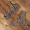 High Waist Bikini Leopard Bikini Women Push Up Swimsuit Women's Leopard Print Swimsuits High Waist Bikini Set 2 Piece Bathing Suits Women Printed Swimwear Tie Dye Summer Swim Beachwear by Stevvex