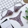 High Waist Bikini Push Up Swimsuit Leopard Swimwear Women Bikini Set Swimsuits For Women V-Wired Underwire Push Up High Cut Bikini Set Two Pieces Bathing Suits Women Bathing Suit by Stevvex