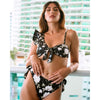 High Waist Bikini Ruffle Swimwear Women Print Swimsuit Push Up Bikinis Plus Size Bathing Suits Floral Beach Wear Bikini Swimsuits for Teen Girls by Stevvex