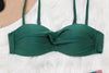 High Waist Bikini Set Women Bikini Flower Swimwear Women High Waist Bikini Halter Two Piece Bathing Suits Tummy Control Swimsuit Push Up Swimwear Vintage Halter Neck Swimsuit Female Green Bathing Suit by Stevvex