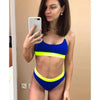 High Waist Bikini Swimsuits Women Push Up Swimwear Ribbed Bathing Suit Strap Bikinis Set Beachwear High Waist Bathing Suit Full Coverage Two Piece Swimsuit by Stevvex