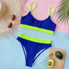 High Waist Bikini Swimsuits Women Push Up Swimwear Ribbed Bathing Suit Strap Bikinis Set Beachwear High Waist Bathing Suit Full Coverage Two Piece Swimsuit by Stevvex