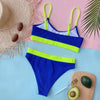 High Waist Bikini Swimsuits Women Push Up Swimwear Ribbed Bathing Suit Strap Bikinis Set Beachwear High Waist Bathing Suit Full Coverage Two Piece Swimsuit by Stevvex