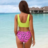High Waist Bikinis Bikini Set Push Up Swimsuit Female Plus Size Swimwear Women Bikini Leopard Bathing Suit Women High Waist String Floral Printed 2 Piece Summer Bathing Suits For Women by Stevvex
