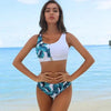 High Waist Bikinis Bikini Set Push Up Swimsuit Female Plus Size Swimwear Women Bikini Leopard Bathing Suit Women High Waist String Floral Printed 2 Piece Summer Bathing Suits For Women by Stevvex