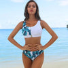 High Waist Bikinis Bikini Set Push Up Swimsuit Female Plus Size Swimwear Women Bikini Leopard Bathing Suit Women High Waist String Floral Printed 2 Piece Summer Bathing Suits For Women by Stevvex