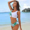 High Waist Bikinis Bikini Set Push Up Swimsuit Female Plus Size Swimwear Women Bikini Leopard Bathing Suit Women High Waist String Floral Printed 2 Piece Summer Bathing Suits For Women by Stevvex
