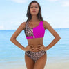 High Waist Bikinis Bikini Set Push Up Swimsuit Female Plus Size Swimwear Women Bikini Leopard Bathing Suit Women High Waist String Floral Printed 2 Piece Summer Bathing Suits For Women by Stevvex