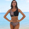 High Waist Bikinis Bikini Set Push Up Swimsuit Female Plus Size Swimwear Women Bikini Leopard Bathing Suit Women High Waist String Floral Printed 2 Piece Summer Bathing Suits For Women by Stevvex