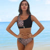 High Waist Bikinis Bikini Set Push Up Swimsuit Female Plus Size Swimwear Women Bikini Leopard Bathing Suit Women High Waist String Floral Printed 2 Piece Summer Bathing Suits For Women by Stevvex