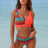 High Waist Bikinis Bikini Set Push Up Swimsuit Female Plus Size Swimwear Women Bikini Leopard Bathing Suit Women High Waist String Floral Printed 2 Piece Summer Bathing Suits For Women by Stevvex