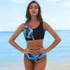 High Waist Bikinis Bikini Set Push Up Swimsuit Female Plus Size Swimwear Women Bikini Leopard Bathing Suit Women High Waist String Floral Printed 2 Piece Summer Bathing Suits For Women by Stevvex