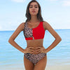 High Waist Bikinis Bikini Set Push Up Swimsuit Female Plus Size Swimwear Women Bikini Leopard Bathing Suit Women High Waist String Floral Printed 2 Piece Summer Bathing Suits For Women by Stevvex