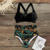 High Waist Bikinis New Halter Swimwear Women Swimsuit Female Bikini Set Print Bathing Suit Summer Two Piece Bikini Swimsuit for Women High Waist Halter Wrap Bathing Suits with Bikini Bottom by Stevvex