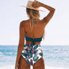 High Waist Bikinis New Halter Swimwear Women Swimsuit Female Bikini Set Print Bathing Suit Summer Two Piece Bikini Swimsuit for Women High Waist Halter Wrap Bathing Suits with Bikini Bottom by Stevvex