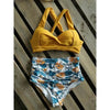 High Waist Bikinis New Halter Swimwear Women Swimsuit Female Bikini Set Print Bathing Suit Summer Two Piece Bikini Swimsuit for Women High Waist Halter Wrap Bathing Suits with Bikini Bottom by Stevvex